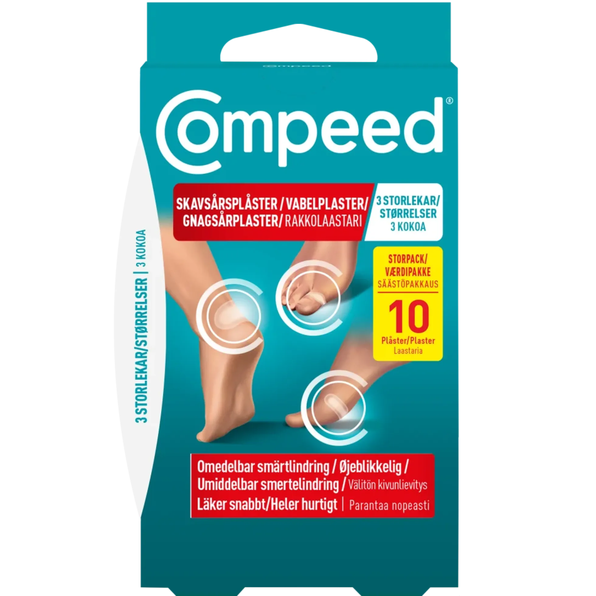 Compeed Rakkolaastari Mix Pack 10 kpl