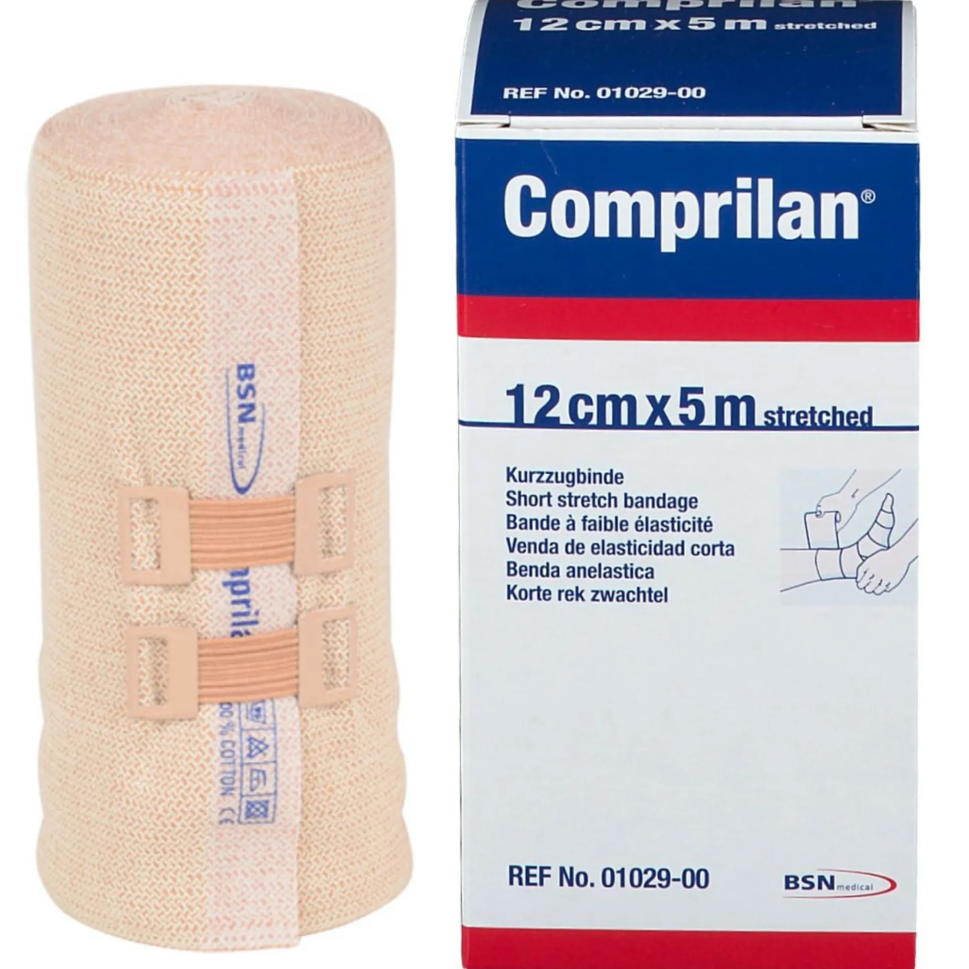 Comprilan vähäelastinen kompressioside - eri kokoja