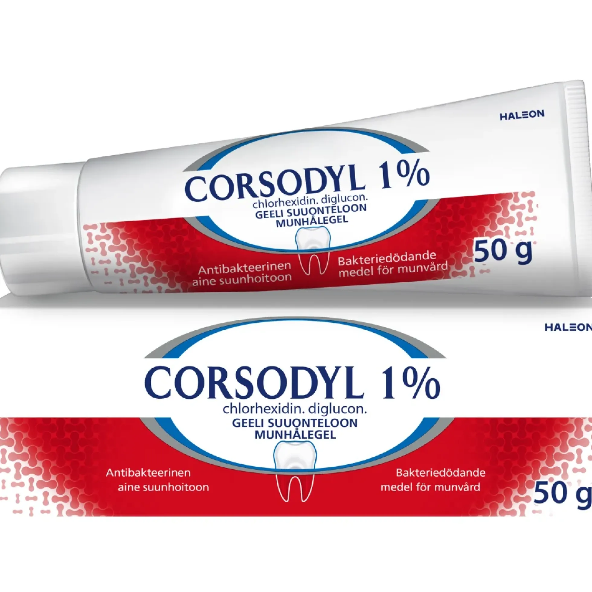 Corsodyl 1 % -geeli