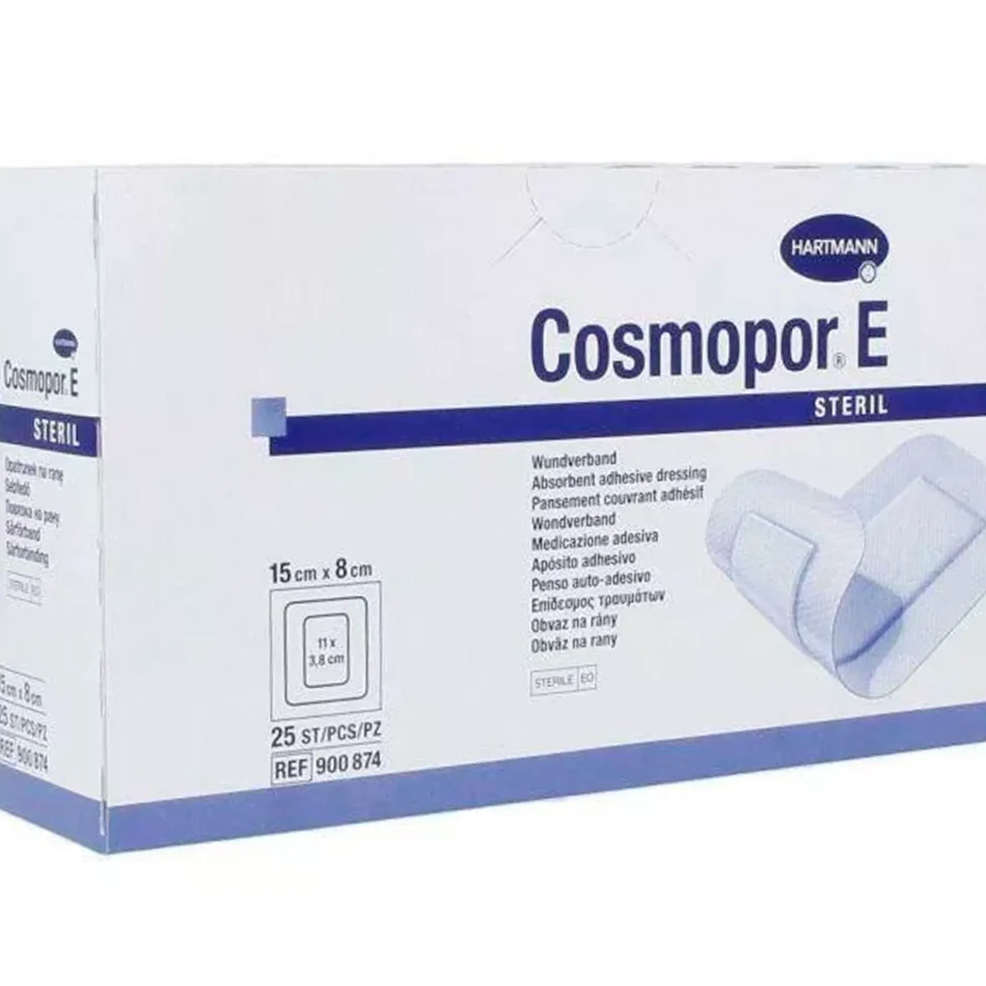 Cosmopor E kiinnittyvä haavatyyny 15x8 cm