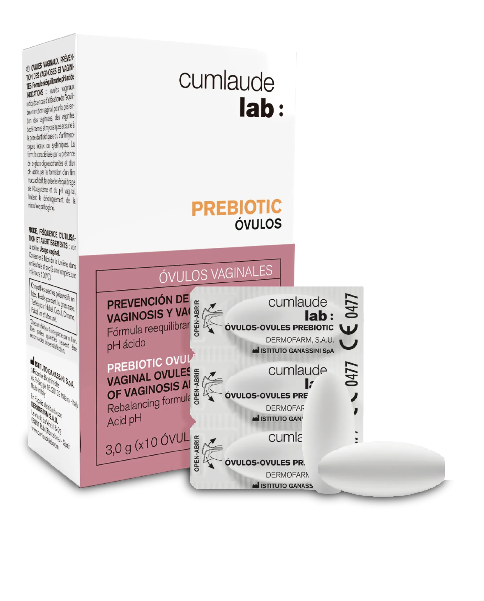 Cumlaude Lab Prebiotic Ovules -emätinpuikot 10 x 3 g