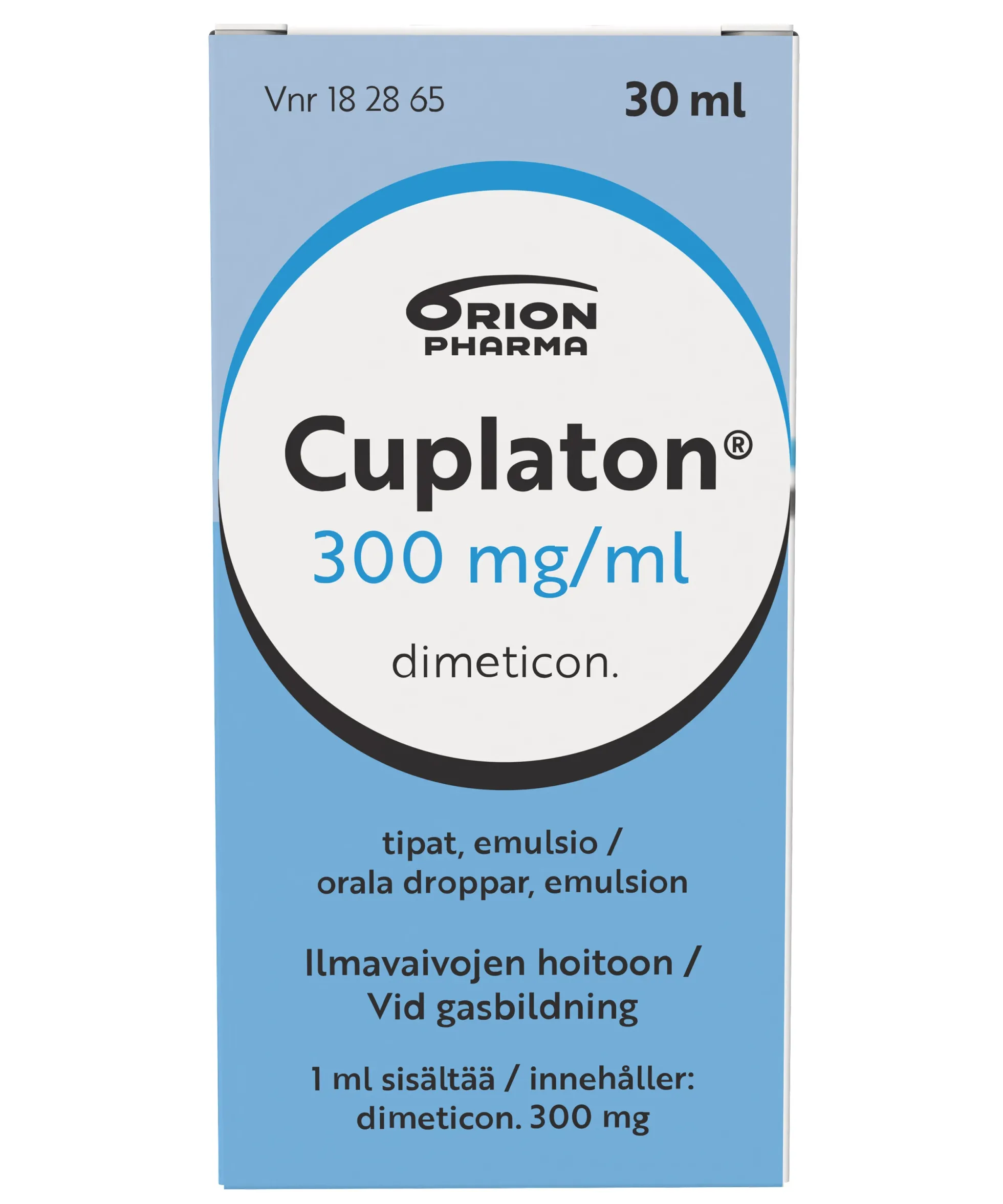 Cuplaton 300 mg/ml -tipat
