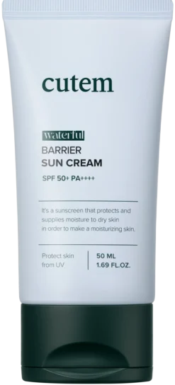 Cutem Waterful Barrier Sun Cream SPF50+ PA++++ aurinkovoide 50 ml