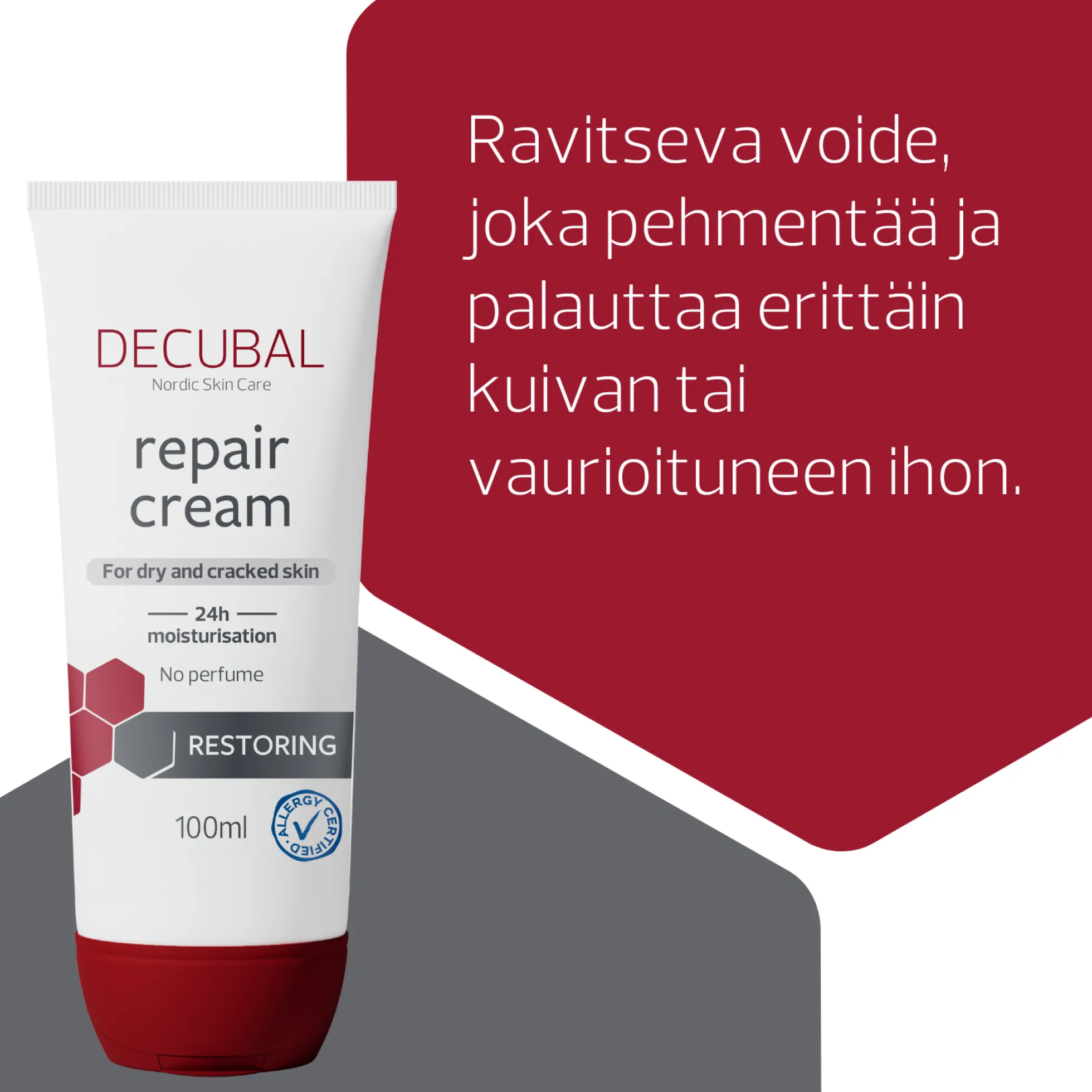 Decubal Restoring Repair Cream ravitseva ja korjaava voide