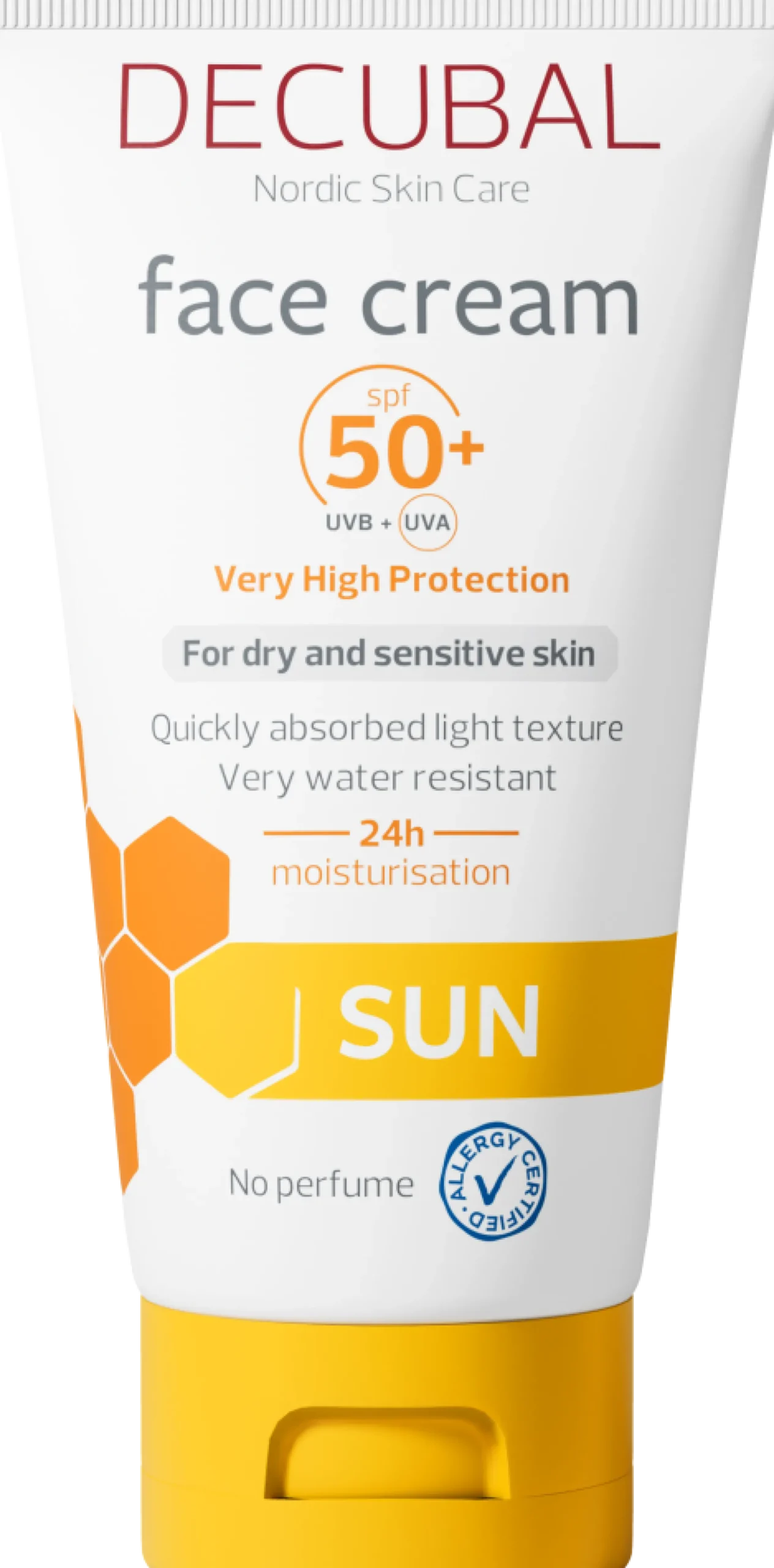 Decubal Sun Face Cream SPF50 aurinkovoide kasvoille 50 ml