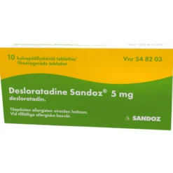 Desloratadine Sandoz 5 mg tabletti - eri kokoja