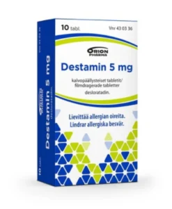DESTAMIN 5 mg tabl, eri pakkauskokoja