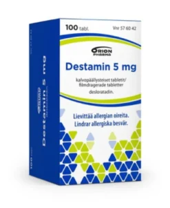 DESTAMIN 5 mg tabl, eri pakkauskokoja