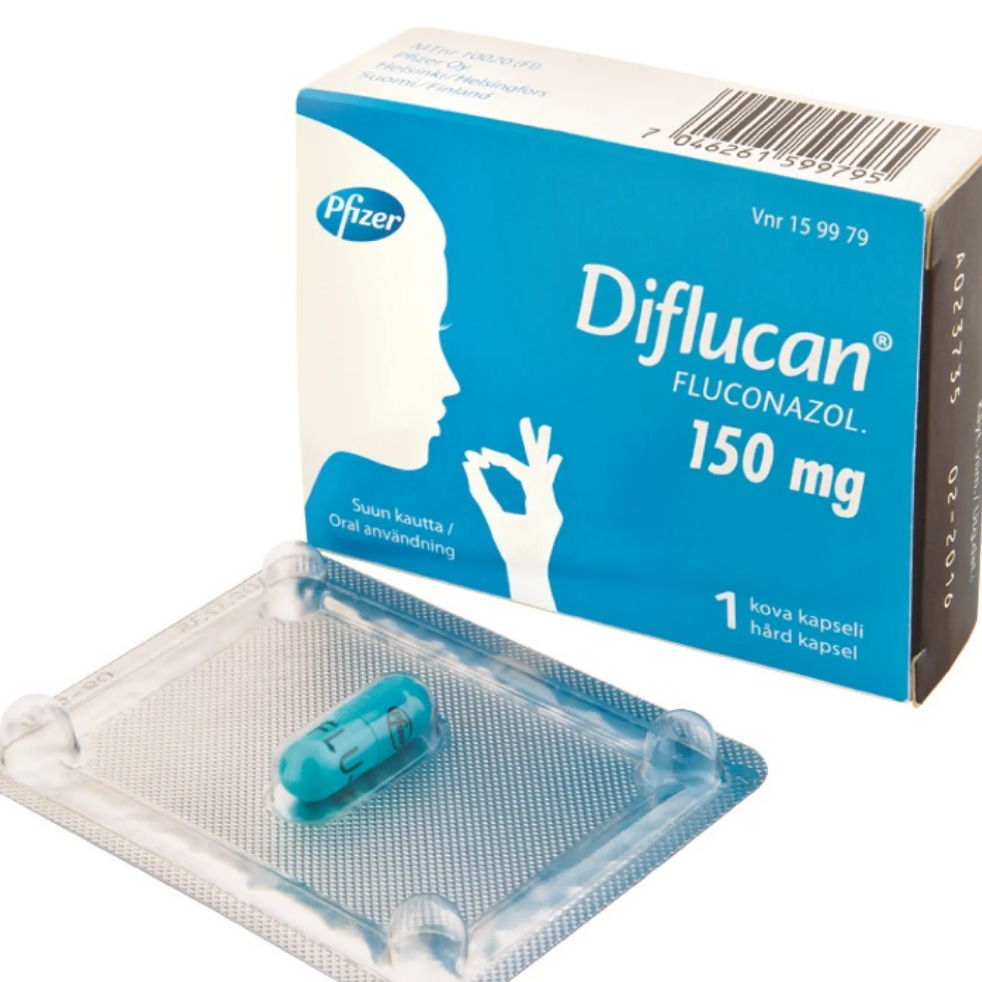 Diflucan 150 mg nieltävä kapseli