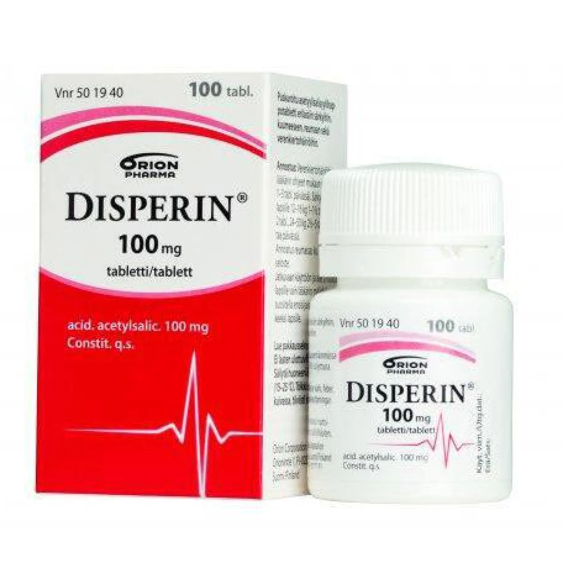 Disperin 100 mg tabletti