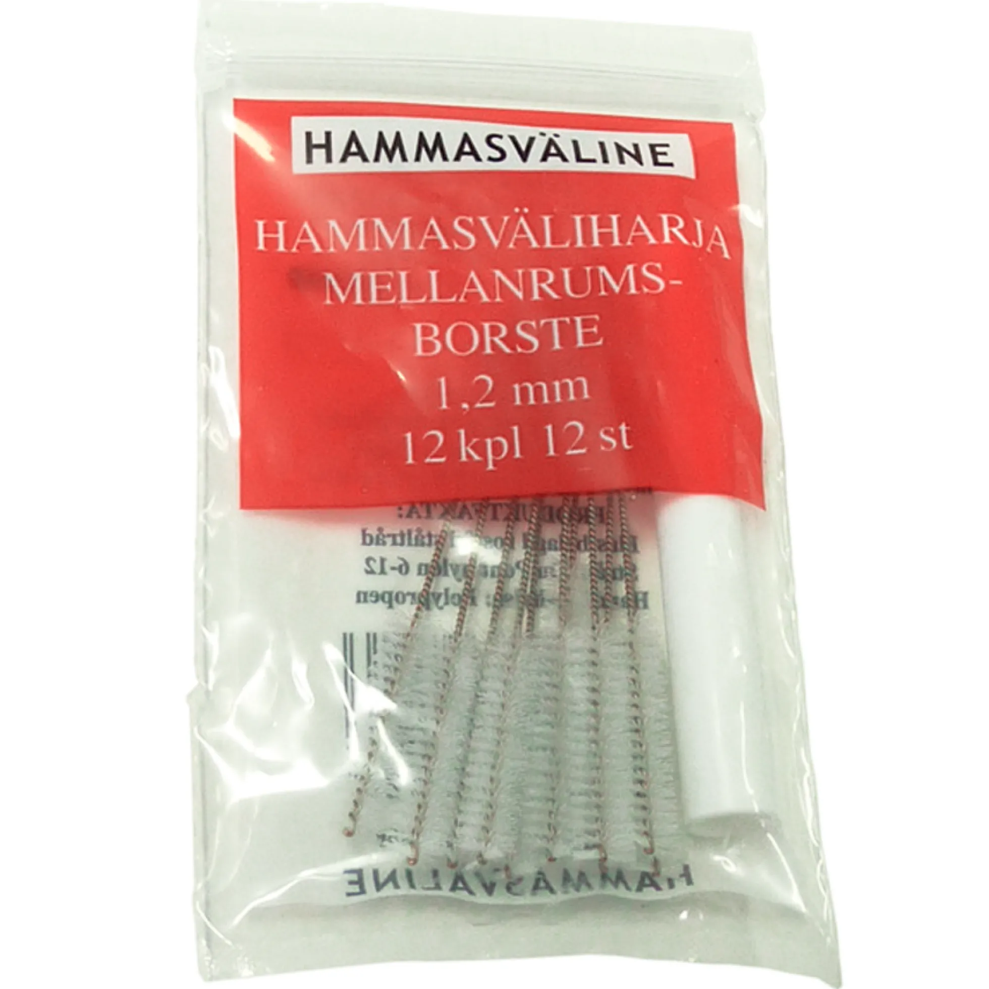 Doft hammasväliharja 1.2 mm punainen