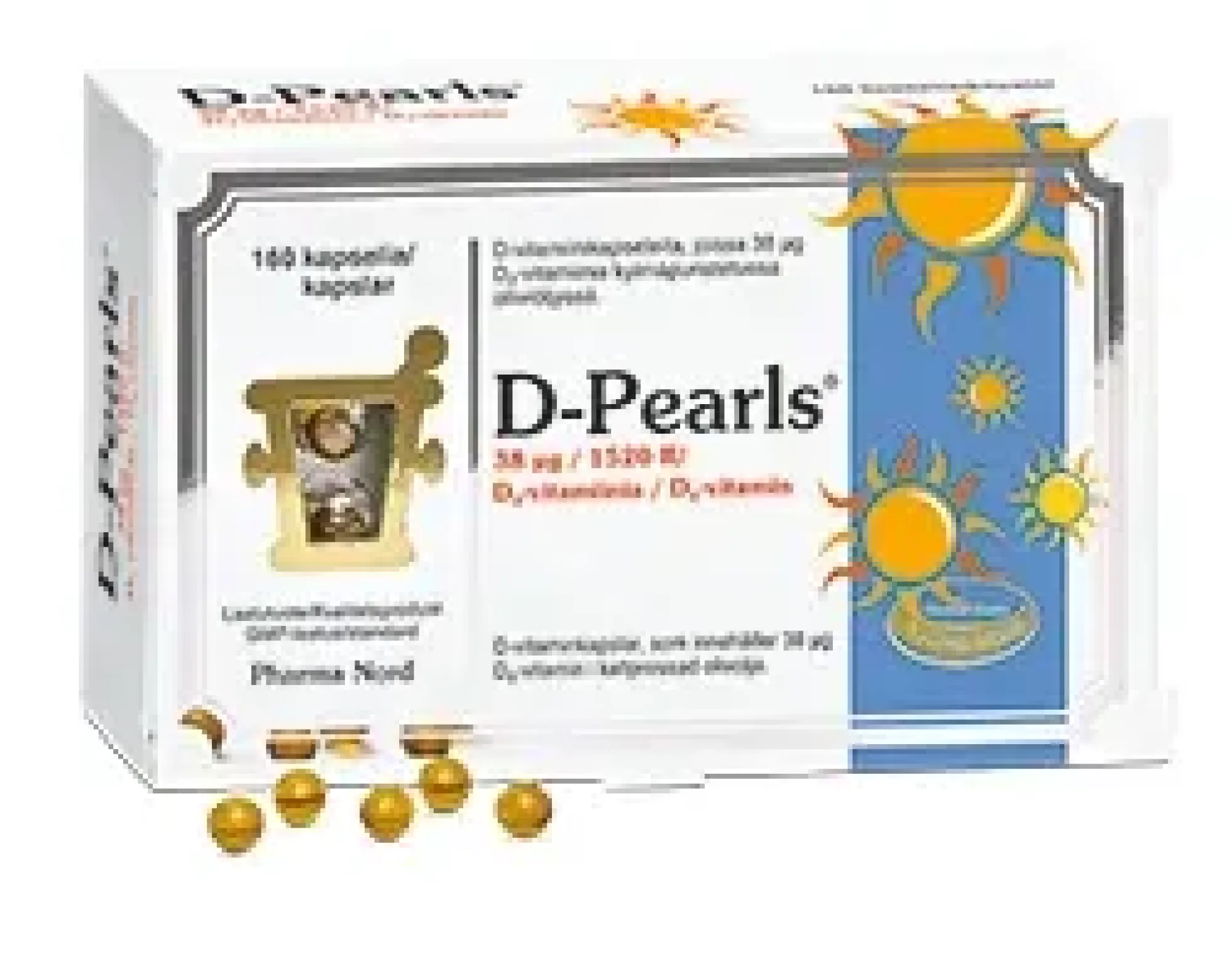 D-Pearls 38 mikrog -kapselit