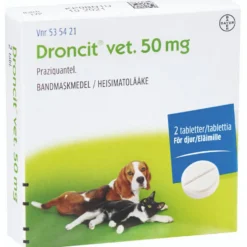 Droncit Vet 50 mg 2 tbl