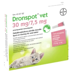 Dronspot vet paikallisvaleluliuos kissoille -Eri pakkauskokoja