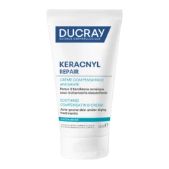 Ducray Keracnyl Repair Cream- kosteuttava hoitovoide kuivalle, epäpuhtaalle iholle