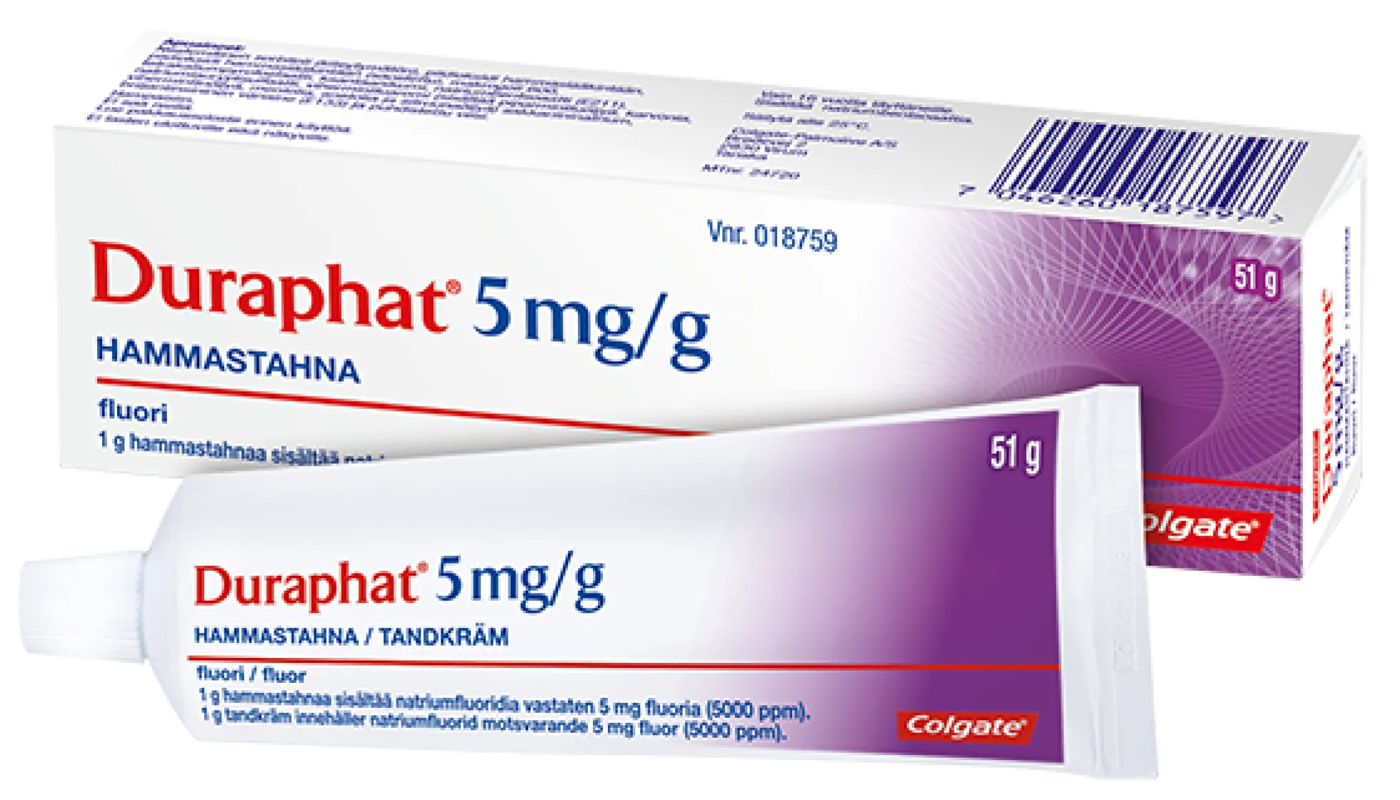 DURAPHAT 5 mg/g hammastahna