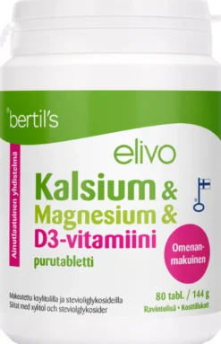 Elivo Kalsium & Magnesium & D-vitamiini