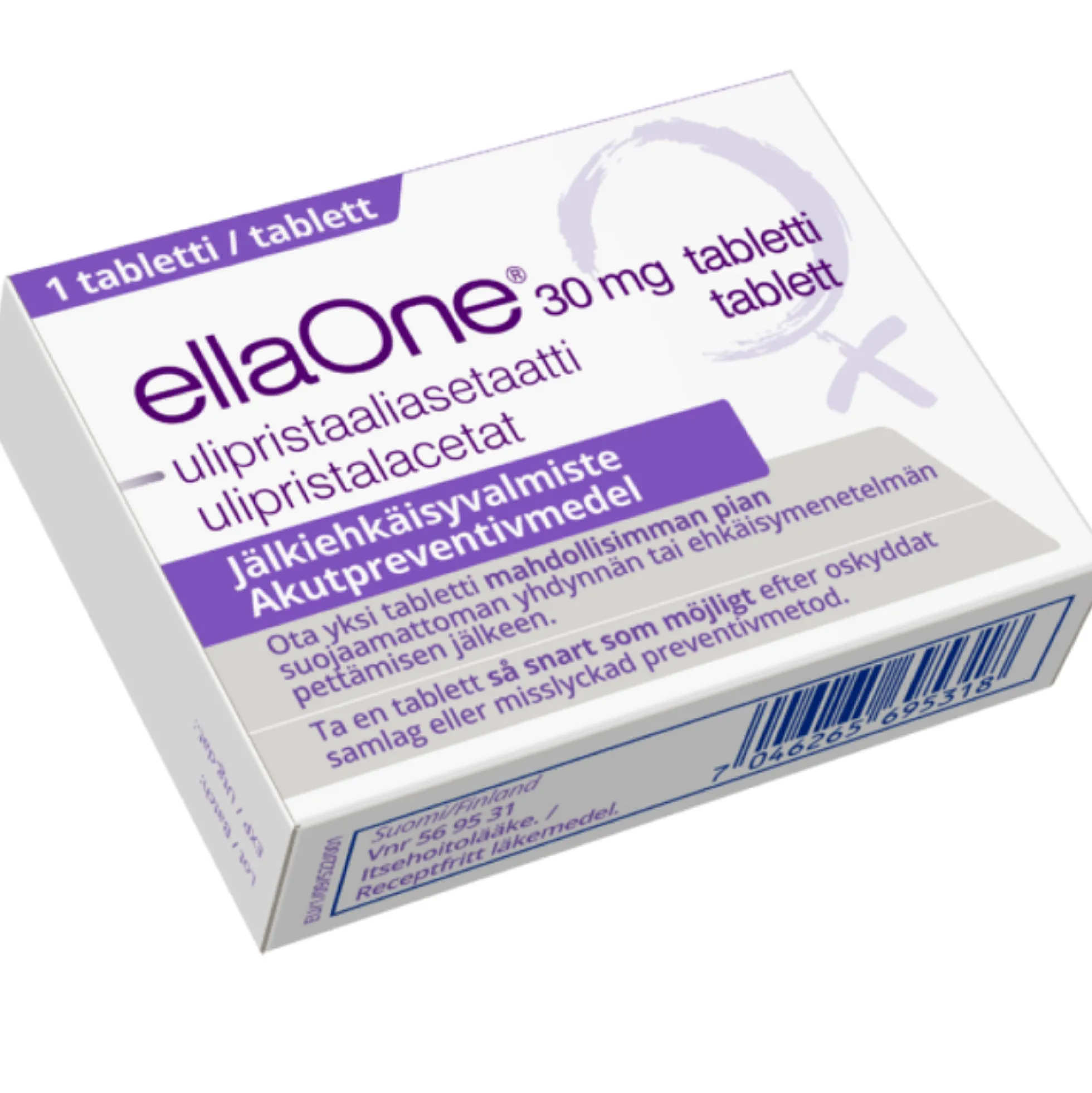 EllaOne 30 mg -jälkiehkäisytabletti