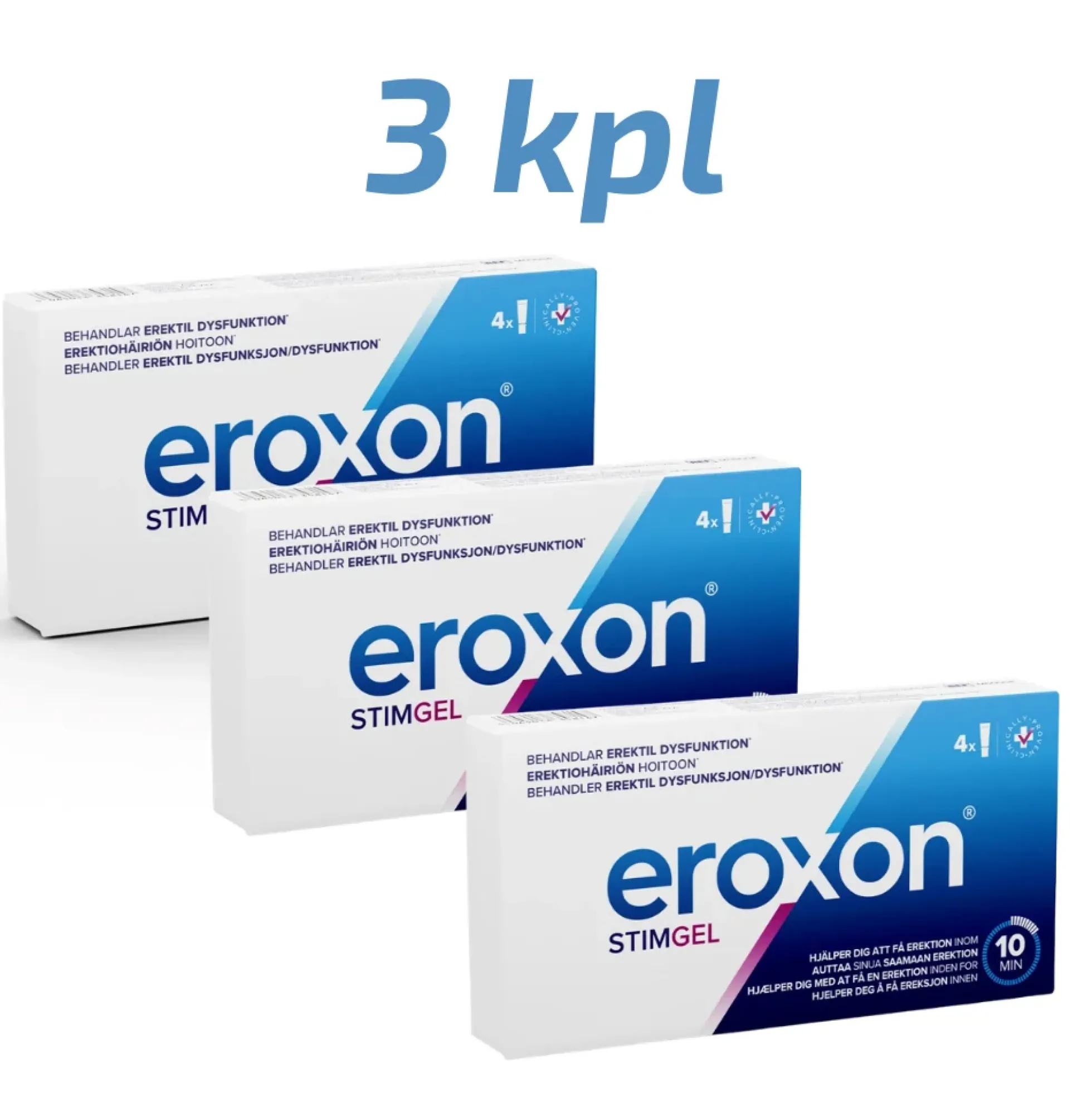 Eroxon Stimgel säästöpakkaus 3 x 4 kpl