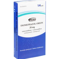 Esomeprazol Orion 20 mg tabletti