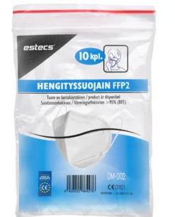 estecs Hengityssuojain FFP2 10 kpl valkoinen
