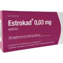 Estrokad 0,03 mg -emätinpuikot