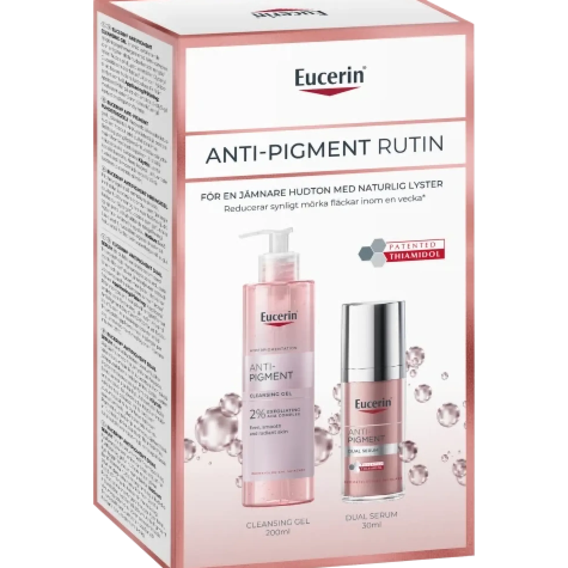 Eucerin Anti-Pigment Cleansing Gel & Dual Serum Gift Pack 200 ml + 30 ml