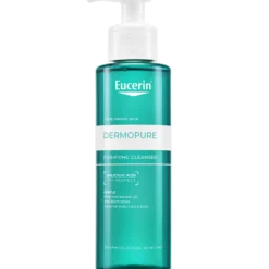 Eucerin DermoPure Purifying Cleanser - puhdistusgeeli rasvoittuvalle ja epäpuhtaalle iholle 200 ml