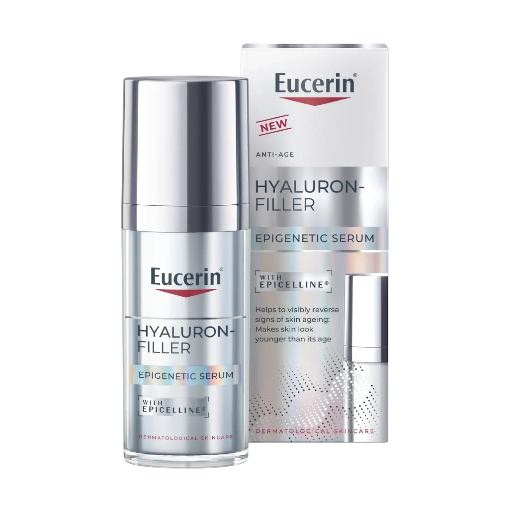 Eucerin Hyaluron-Filler Epigenetic Serum -seerumi ikääntymisen merkkejä vastaan