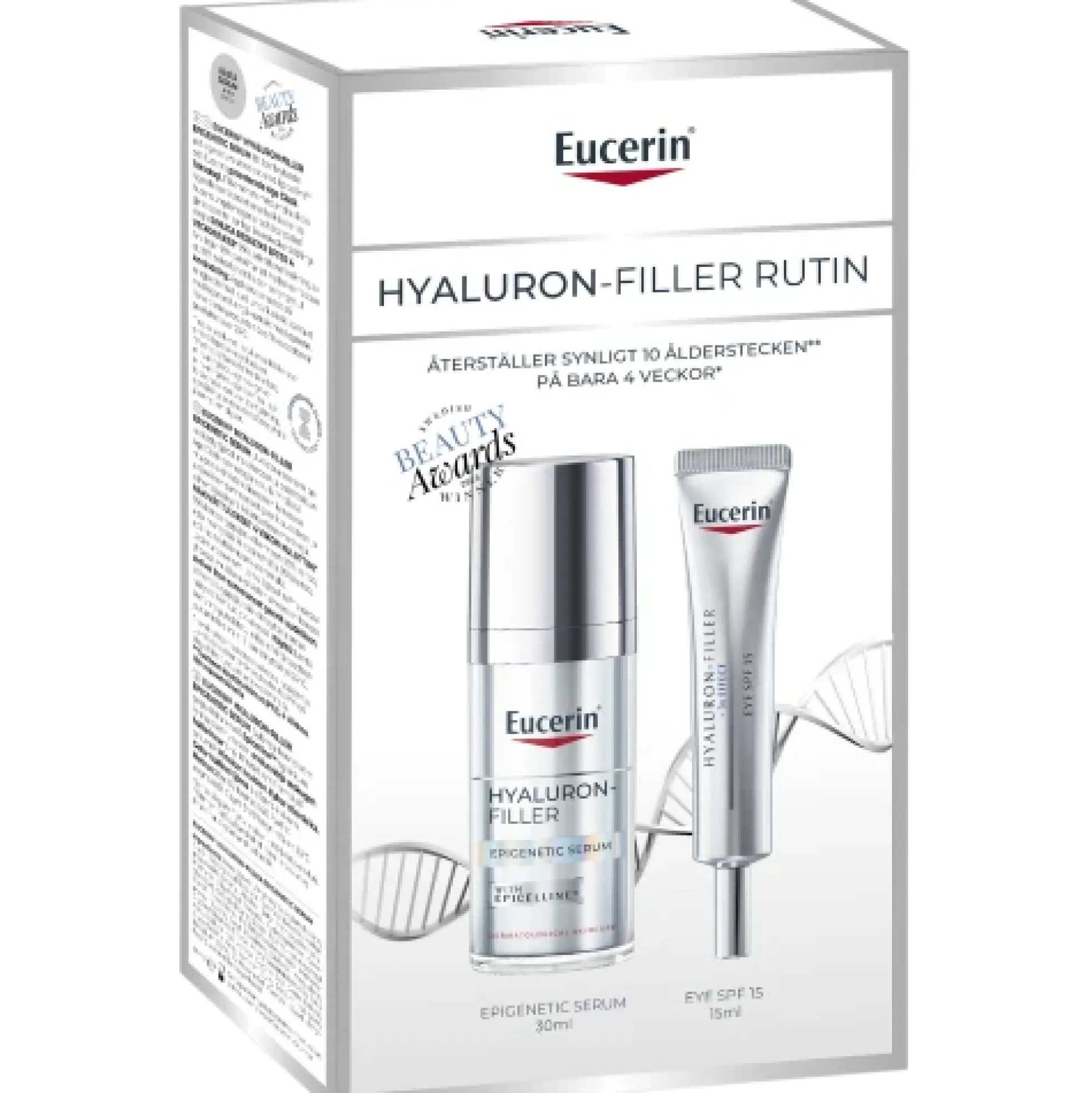 Eucerin Hyaluron-Filler Epigenetic Serum & Eye Cream Gift Pack 30 ml + 15 ml