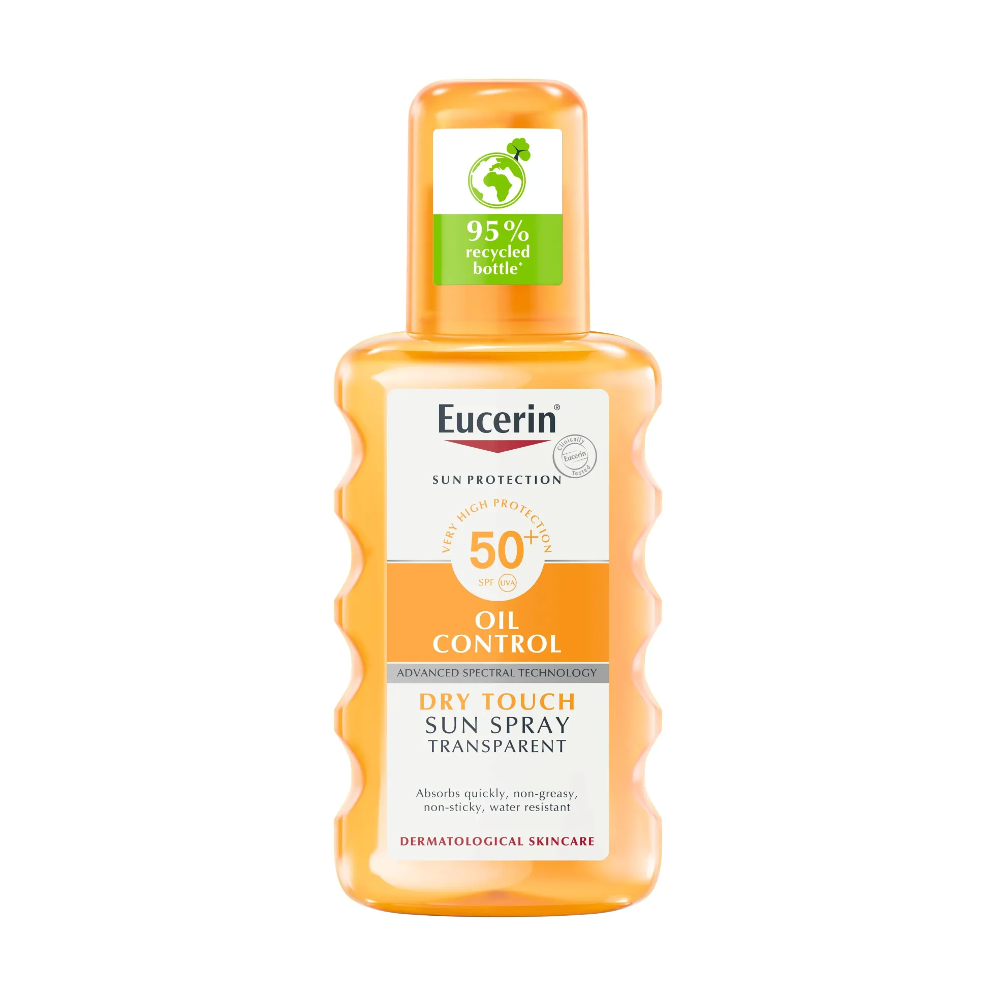 Eucerin Oil Control Sun Spray Transparent SPF50+ aurinkosuojasuihke