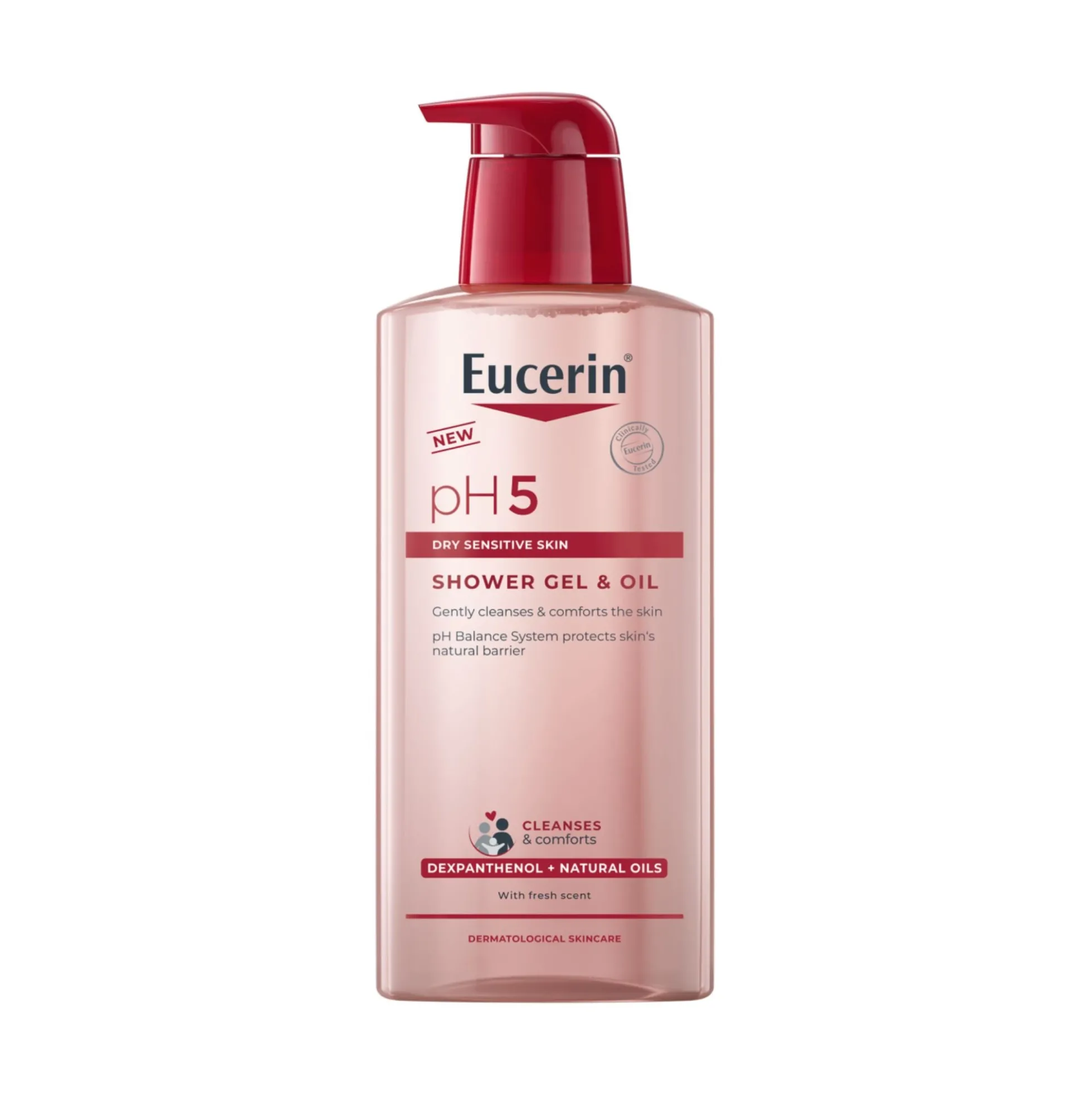 Eucerin pH5 Shower Gel & Oil - hellävarainen suihkugeeli