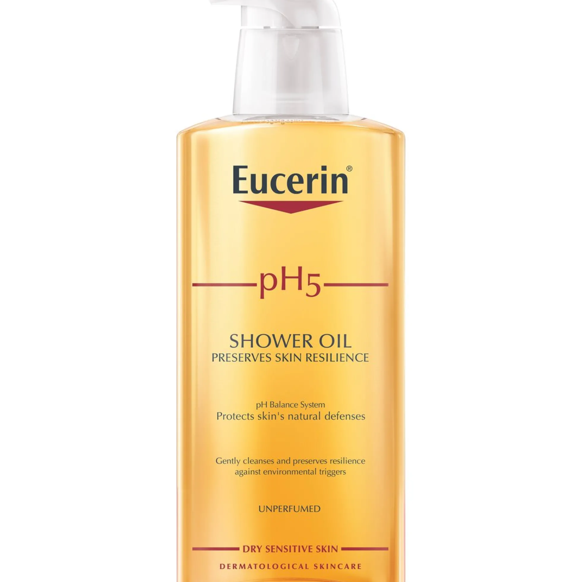 Eucerin pH5 Shower Oil - hellävarainen suihkuöljy hajusteeton
