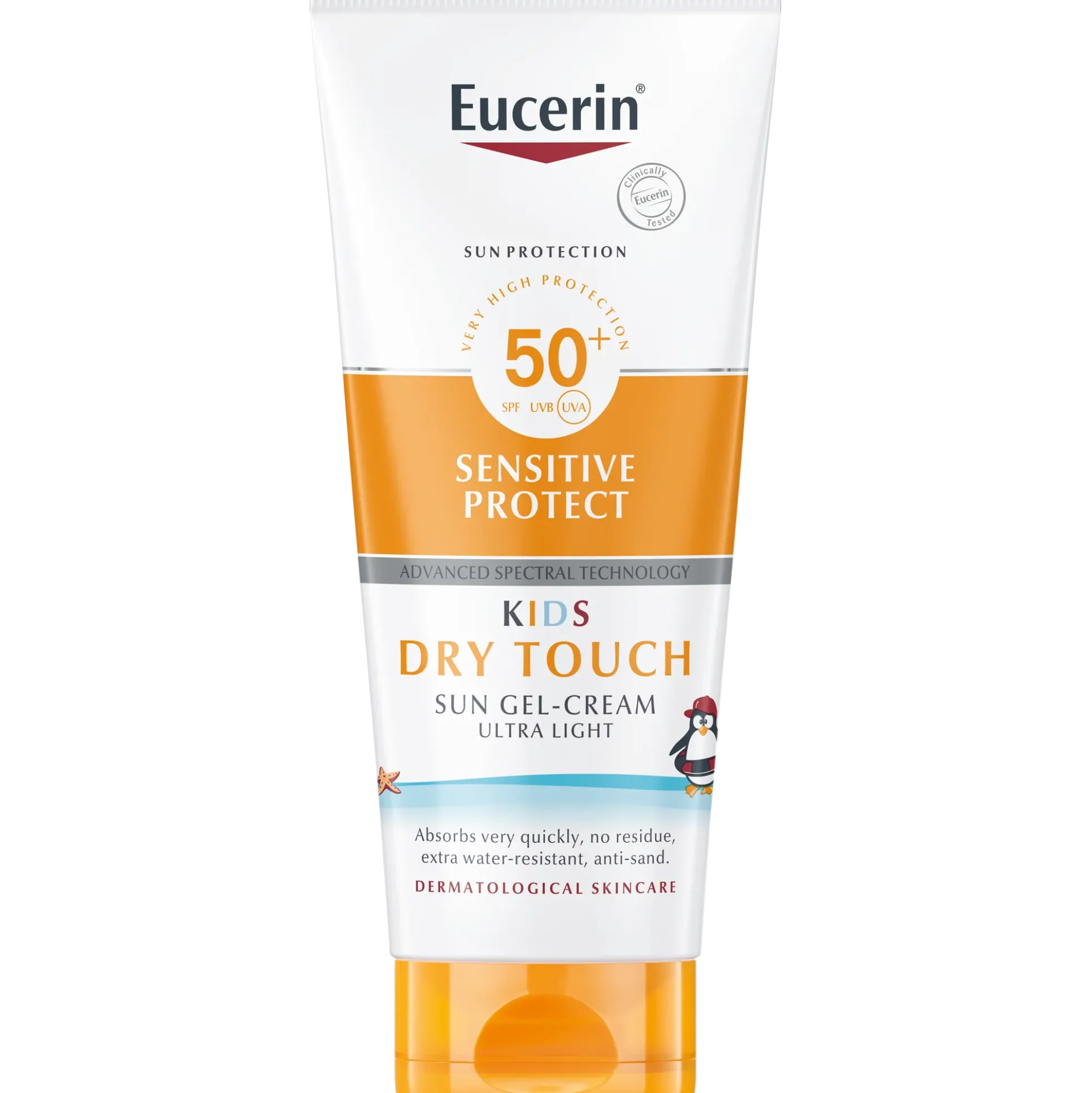 Eucerin Sensitive Protect Kids Dry Touch Sun Gel-Cream SPF50+ aurinkosuojavoide lapsille