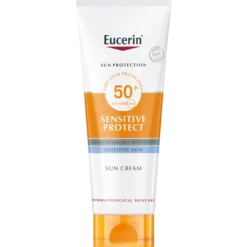 Eucerin Sun Face Sensitive Protect Cream SPF50+ aurinkovoide herkälle iholle 50 ml