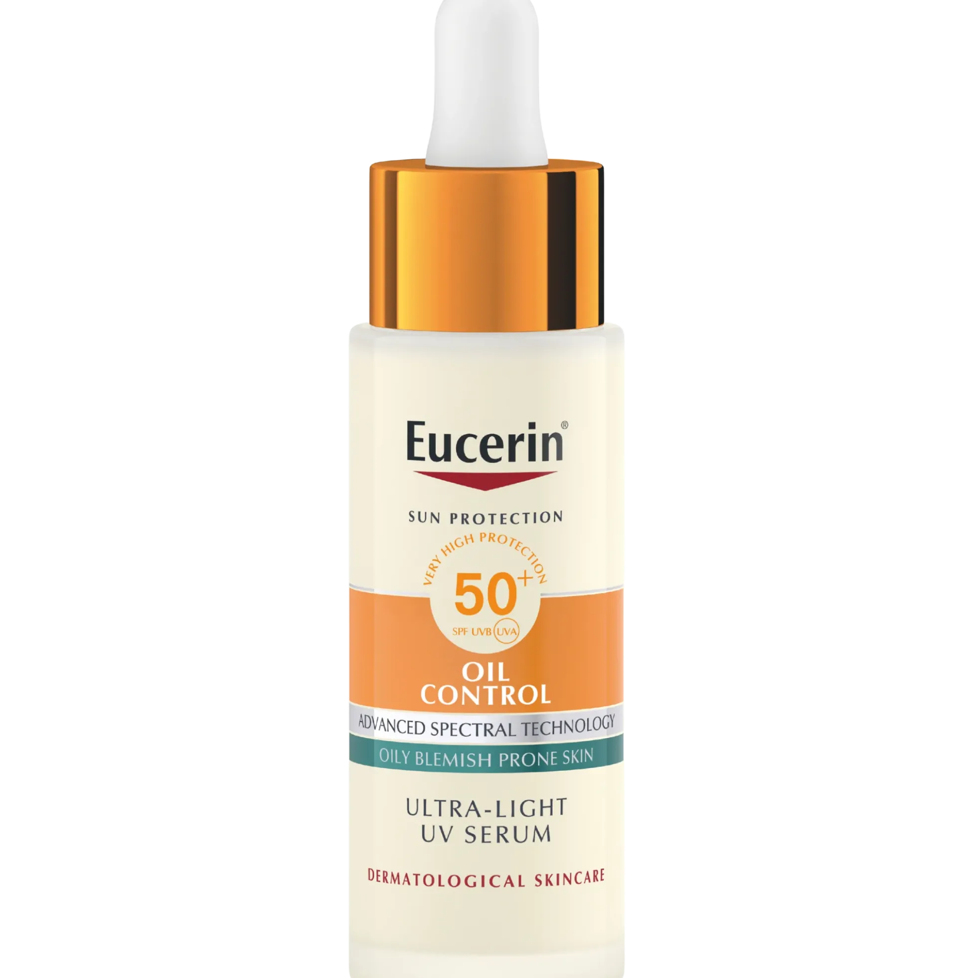 Eucerin Sun Oil Control Ultra Light UV Serum SPF50+ mattapinnan jättävä aurinkoseerumi 30 ml