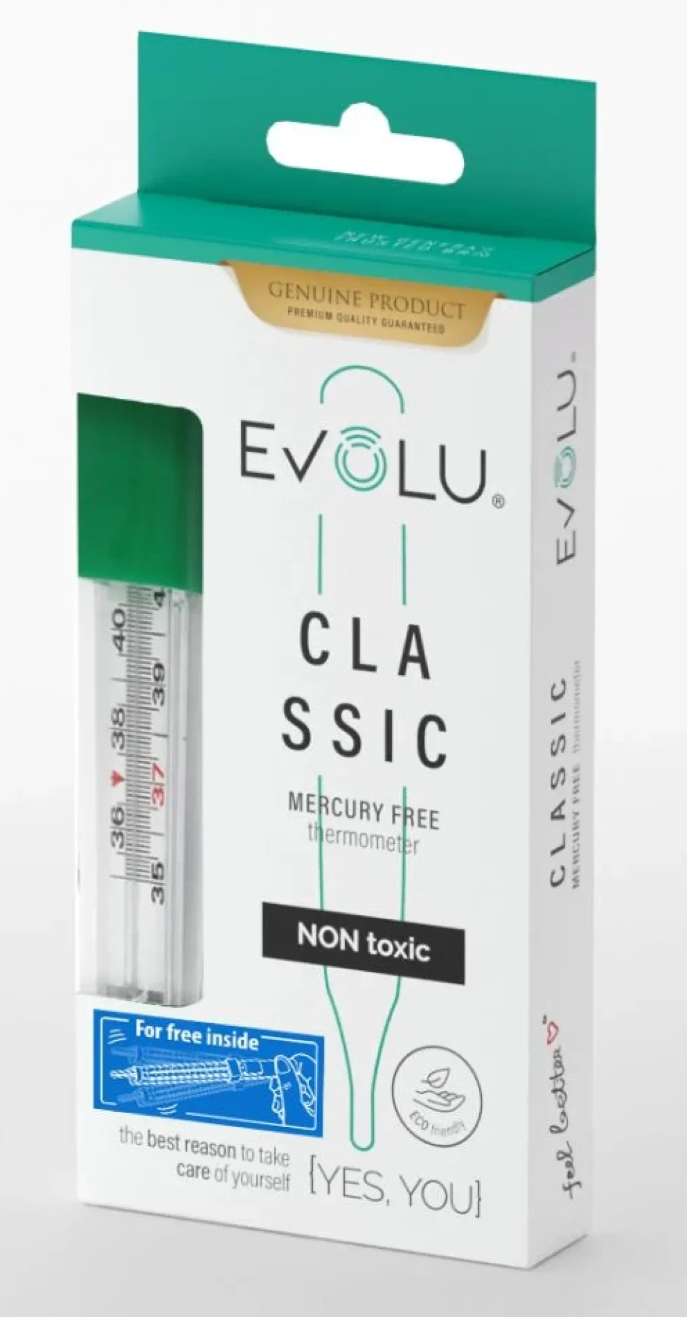 EVOLU Classic elohopeaton kuumemittari