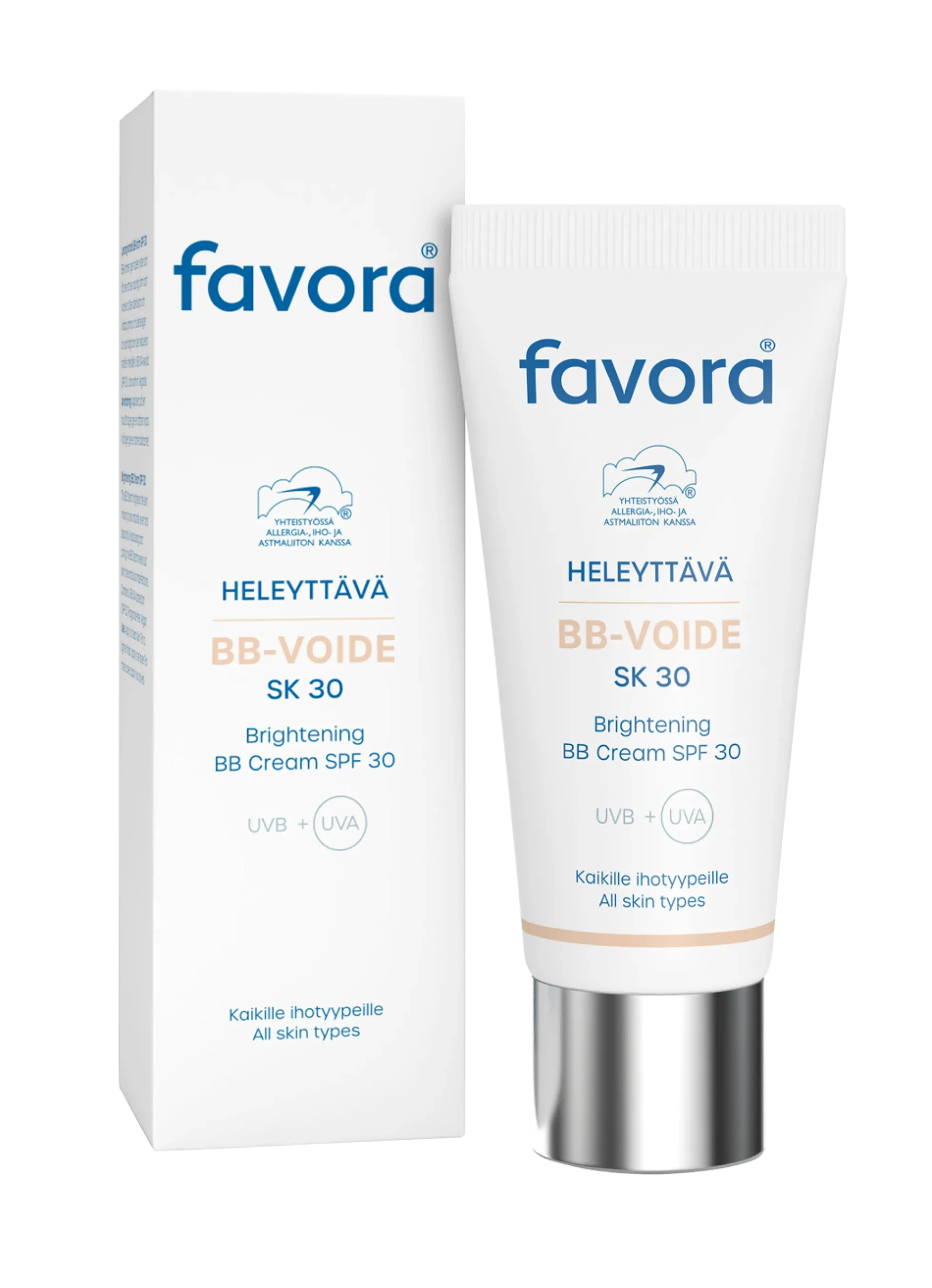 Favora Heleyttävä BB-voide SK30