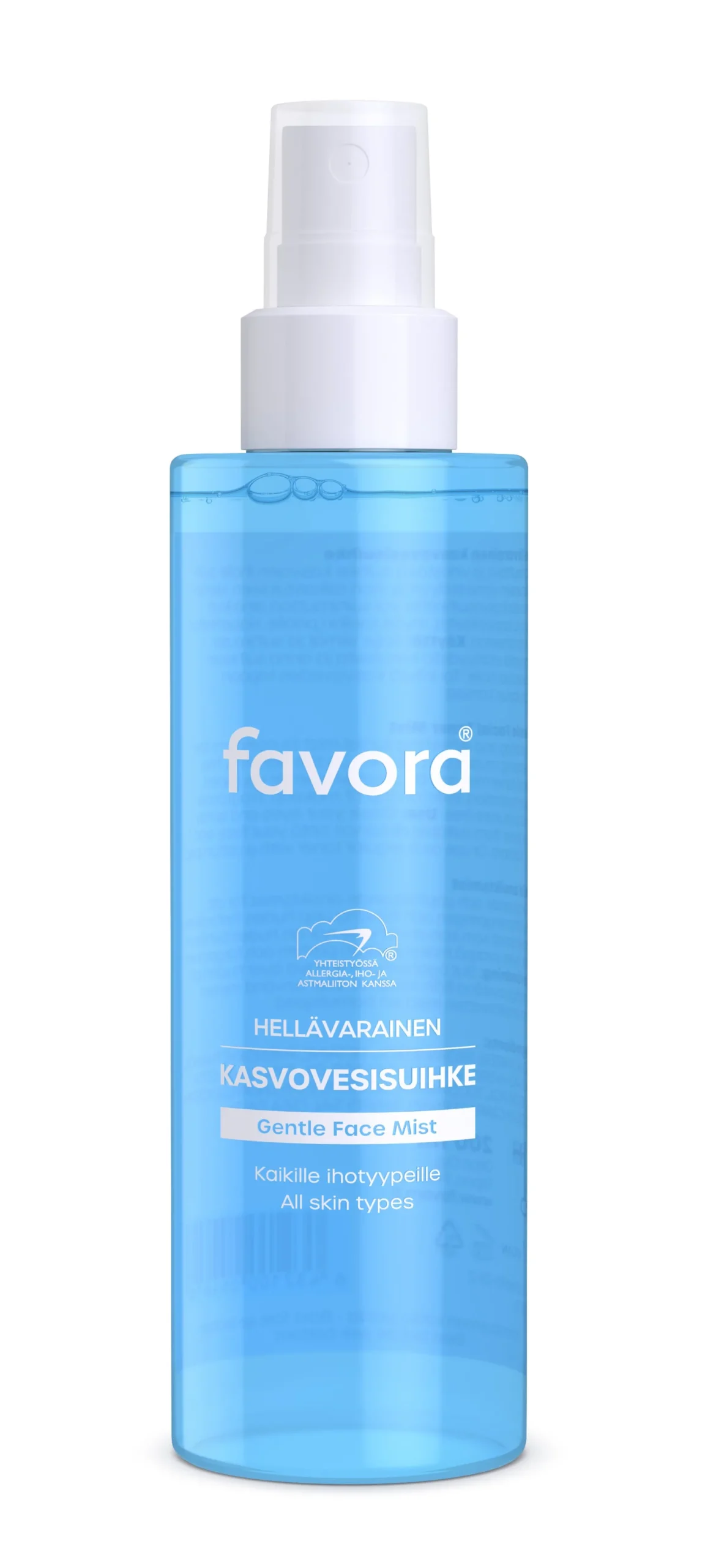 Favora hellävarainen kasvovesisuihke