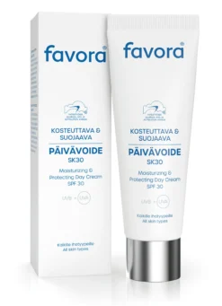 FAVORA KOSTEUTTAVA JA SUOJAAVA PÄIVÄVOIDE SK 30