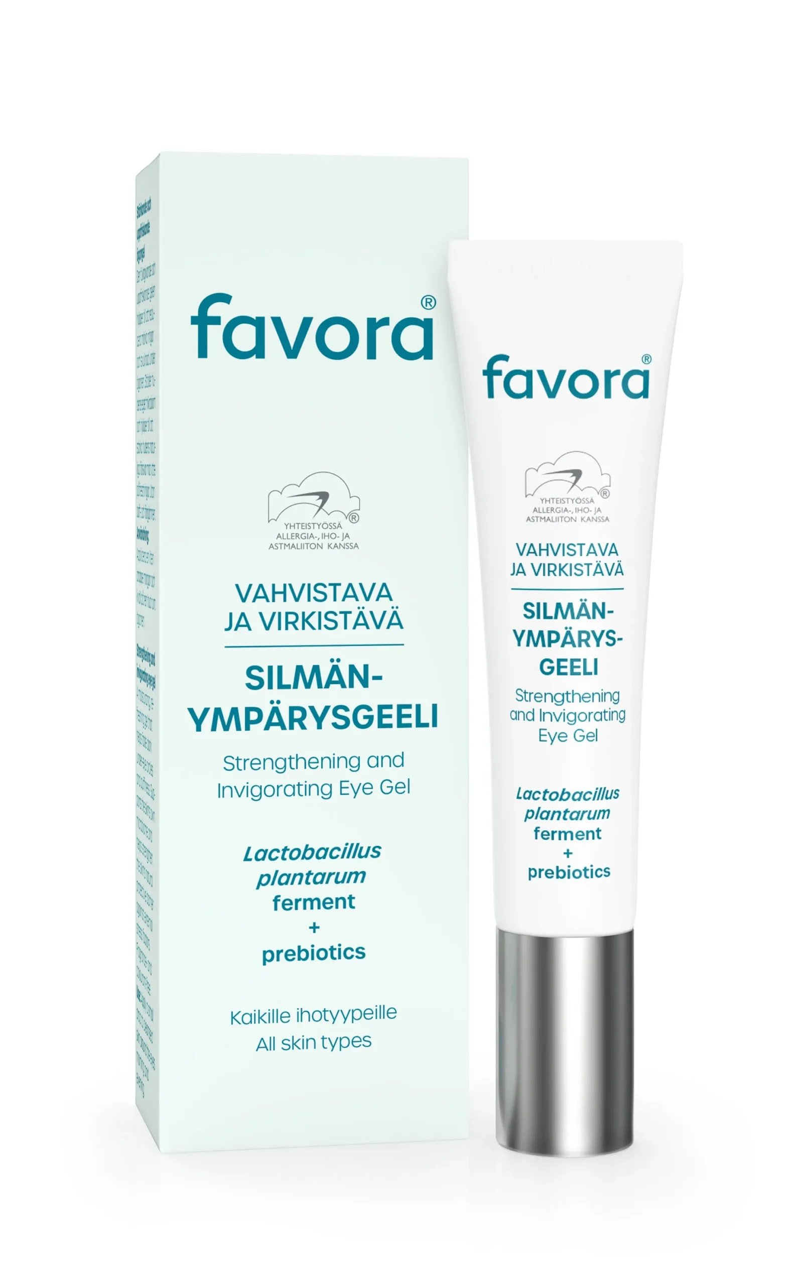Favora vahvistava ja virkistävä silmänympärysgeeli