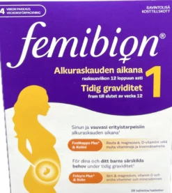 FEMIBION 1 alkuraskauteen 28 TABL