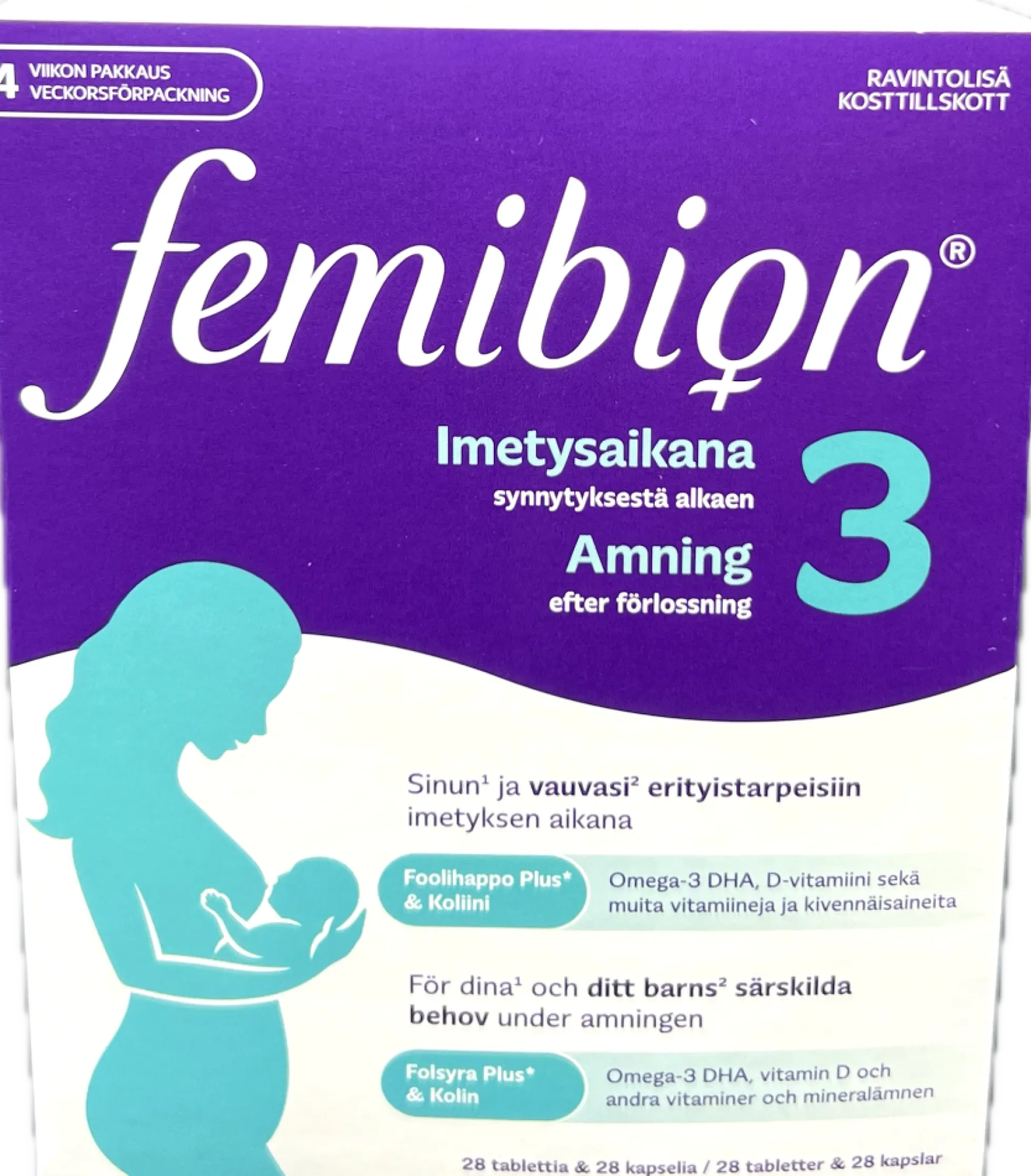 FEMIBION 3 imetysaikana 28CAPS+28TABL