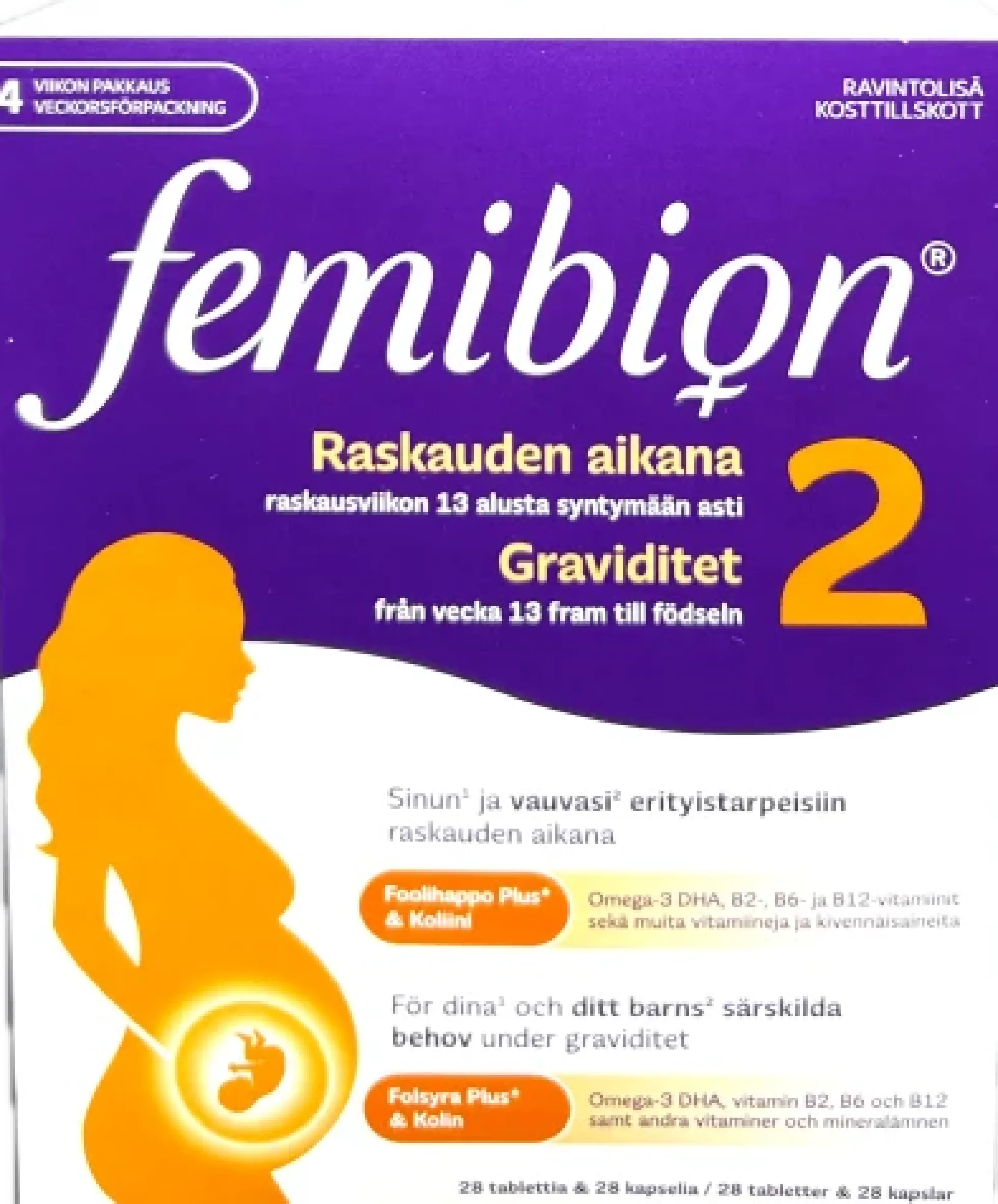 FEMIBION 2 raskauden aikana 28CAPS+28TABL