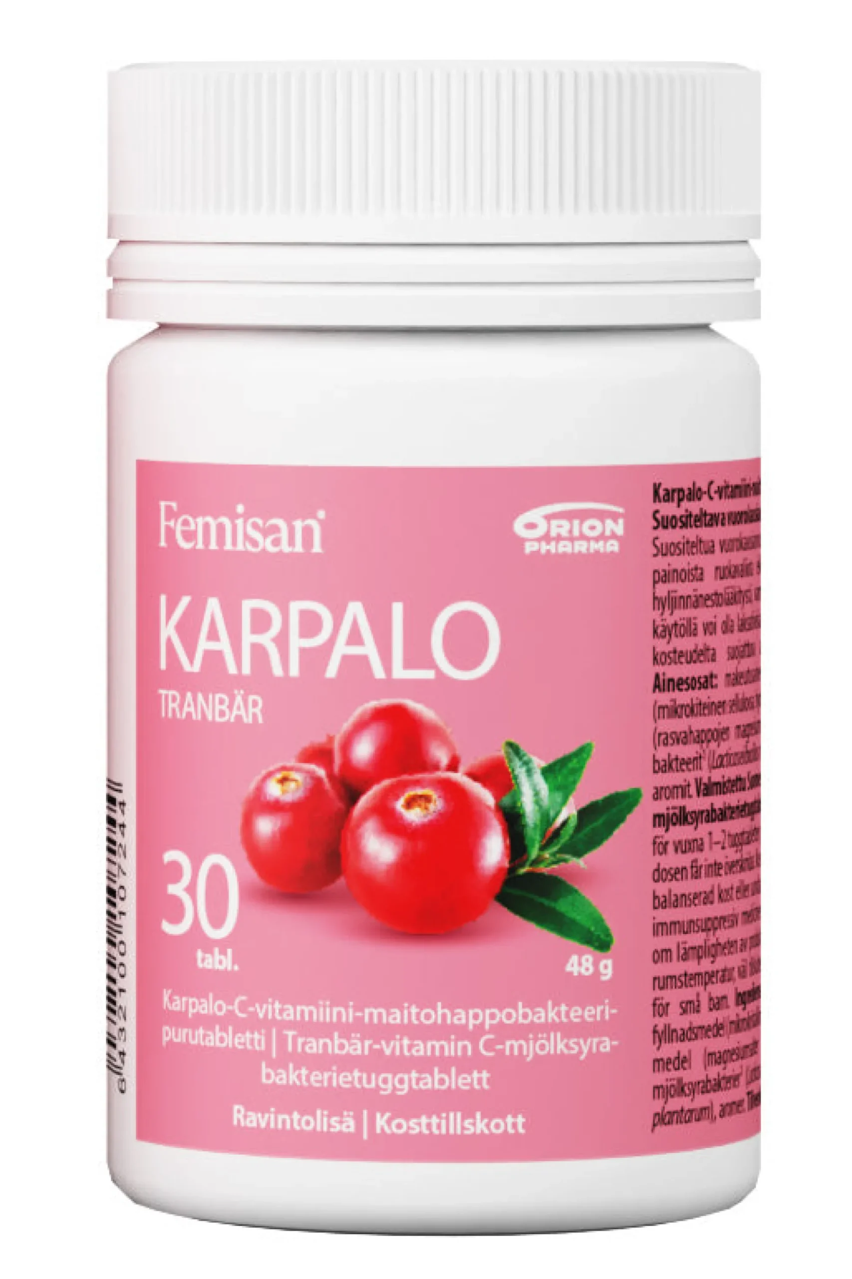 Femisan Karpalo 30 purutabl.
