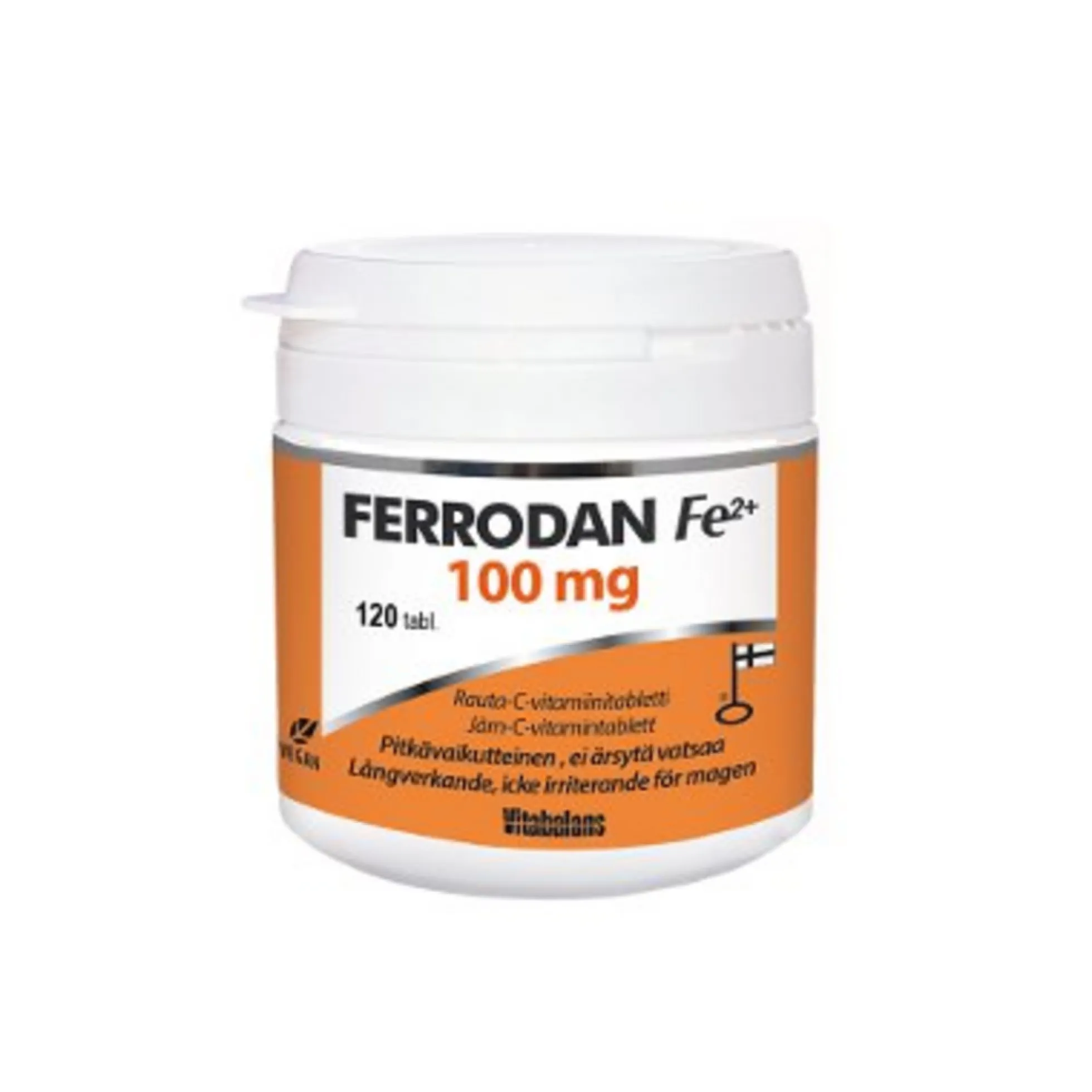 Ferrodan Fe++ 100 mg + C-vitamiini -pitkävaikutteinen tabletti 120 tbl