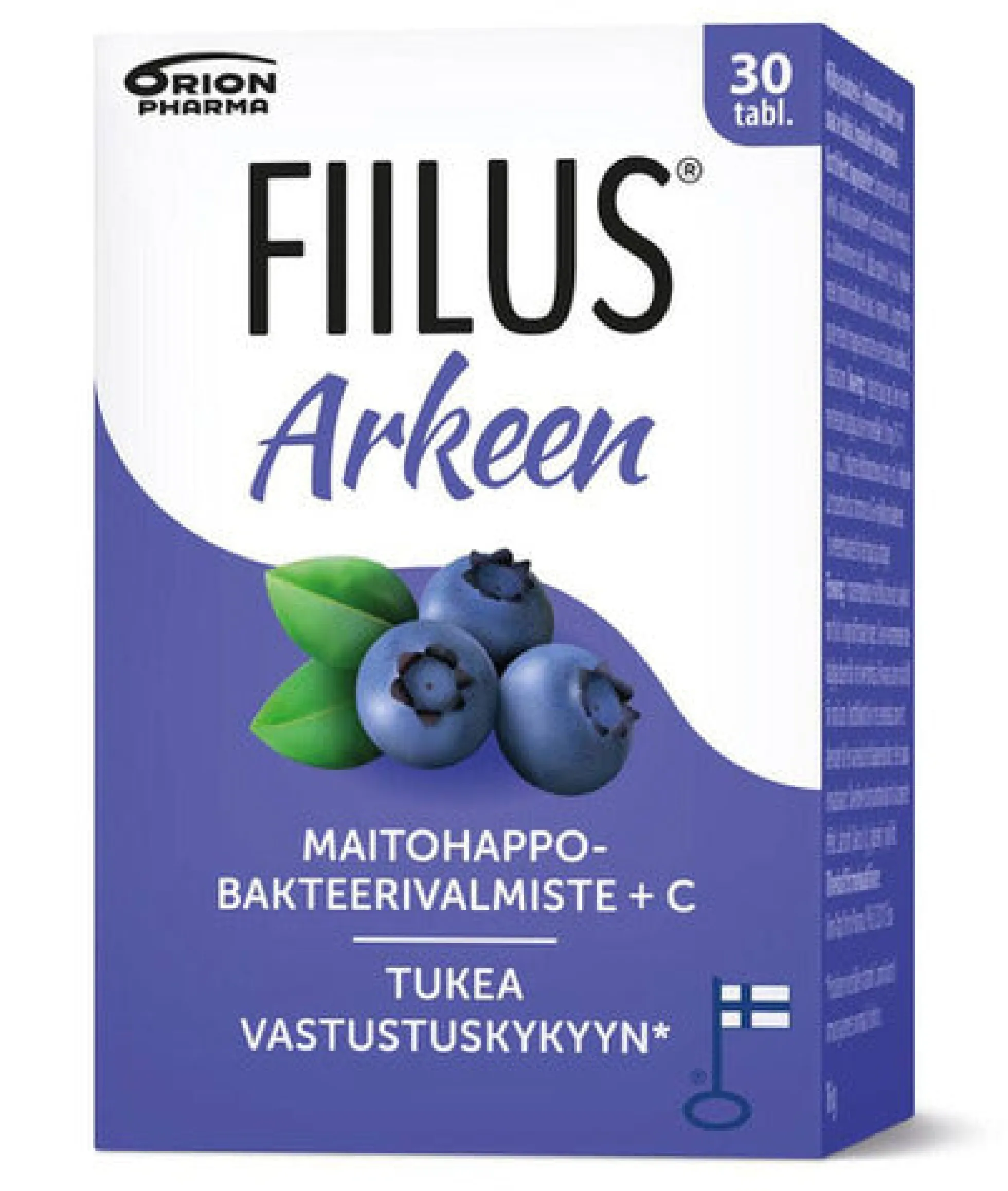 Fiilus Arkeen +C Mustikka 30 tbl