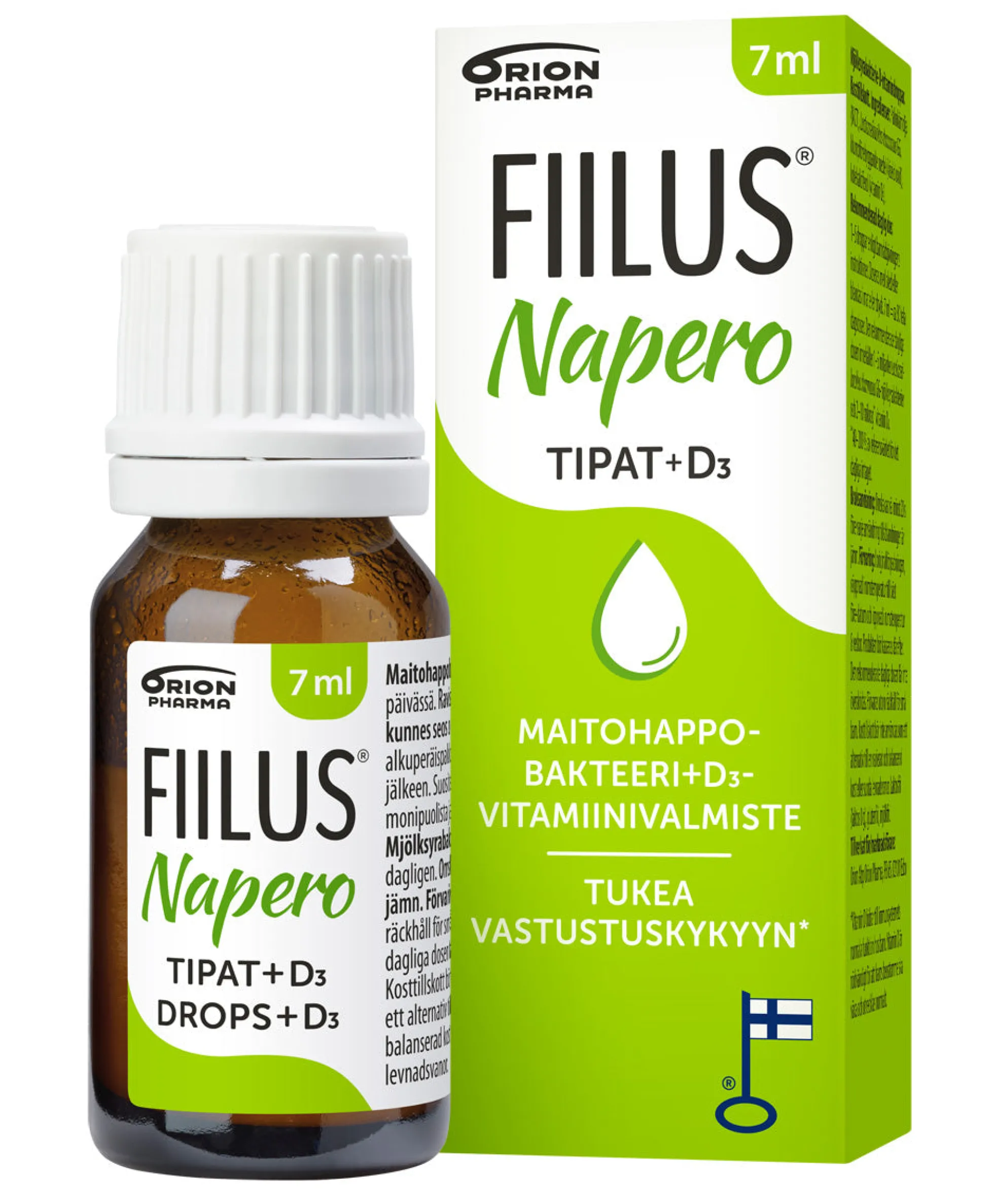 Fiilus Napero +D3 tipat 7 ml