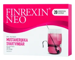 Finrexin Neo Mustaherukka flunssalääke juomajauhe