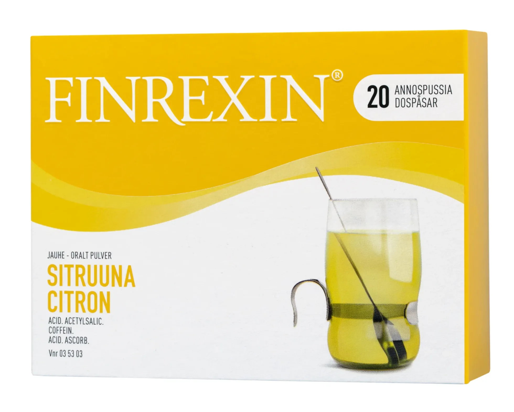 Finrexin Sitruuna flunssalääke annosjauhe